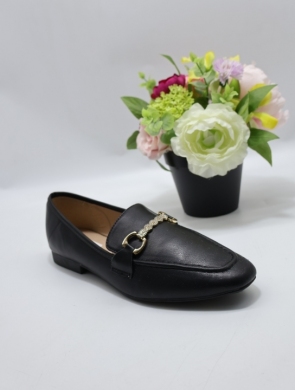 Mokasyny damskie na płaskim (36-41) BL045 BLACK