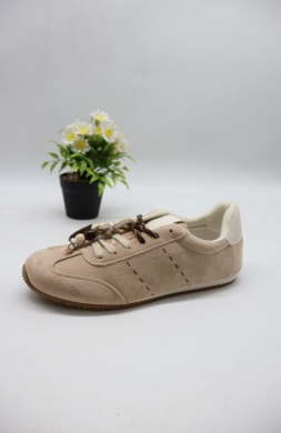 Buty sportowe damskie na płaskim (36-41) EV517 BEIGE