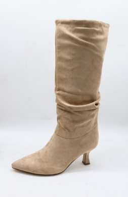 Kozaki damskie na szpilce (36-41) 00-023 KHAKI