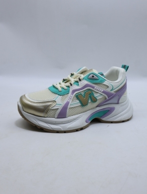 Buty sportowe damskie na płaskim (36-41) BK10-385 GREEN