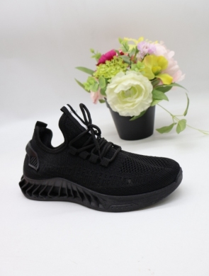 Buty sportowe damskie na płaskim (36-41) TA18 BLACK