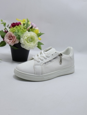 Buty sportowe damskie na płaskim (36-41) 5801-8 WH