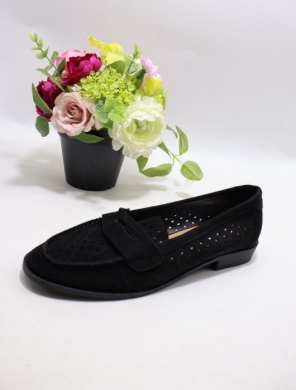 Mokasyny damskie na płaskim (36-41) FB-553 BLACK