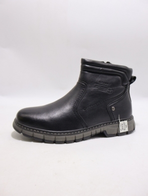 Botki męskie ocieplane (40-45) 62012-1 BLACK