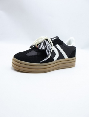 Buty sportowe damskie na płaskim (36-41) C3033 BLACK