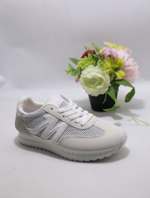 Buty sportowe damskie na płaskim (36-41) 6778 WHITE