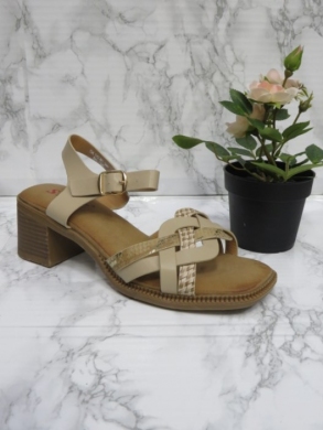 Sandały damskie na obcasie (36-41) SK102 BEIGE