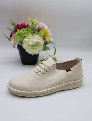 Półbuty damskie na płaskim (36-41) L705 BEIGE