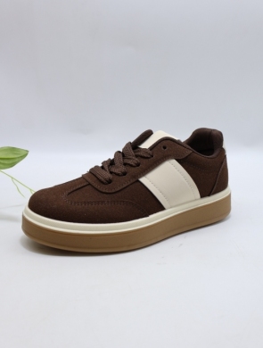 Buty sportowe damskie na płaskim (36-41) AD02 BROWN