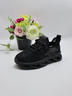 Buty sportowe damskie na płaskim (36-41) WX-155 BLACK