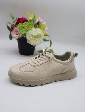 Buty sportowe damskie na płaskim (36-41) BK-615 BEIGE