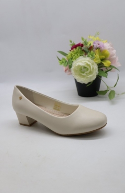 Czółenki damskie na obcasie (36-41) 5010-2 BEIGE