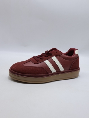 Buty sportowe damskie na płaskim (36-41) HZ-521 BURGUN