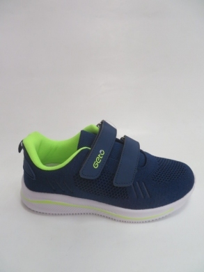 Buty sportowe chłopięce (32-37) F853 BLUE/GREEN