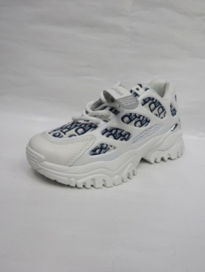 Buty sportowe damskie na płaskim (36-41) K-83 WHITE
