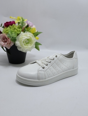 Buty sportowe damskie na płaskim (36-41) 29007 WH