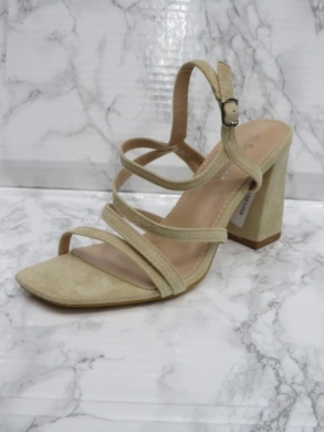 Sandały damskie na obcasie (36-41) 888-568 BEIGE