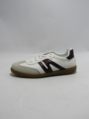 Buty sportowe damskie na płaskim (36-41) 7112 WINE