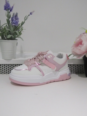 Buty sportowe damskie na płaskim (36-41) 7565 PINK