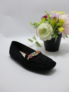 Mokasyny damskie na płaskim (36-41) JN813 BLACK