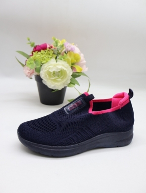 Buty sportowe damskie na płaskim (36-41) QH-27 NAVY