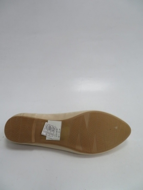Baleriny Damskie na płaskim (36-41) LE-185 BEIGE
