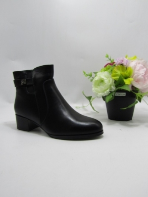 Botki damskie ocieplane na obcasie (36-41) S99-6 BLACK