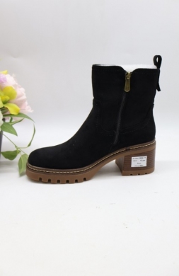Botki damskie na obcasie (36-41) 1986-11 BLACK