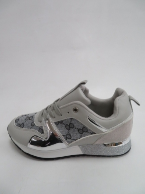 Sportowe Damskie na koturnie (36-41) 8211-3 GREY