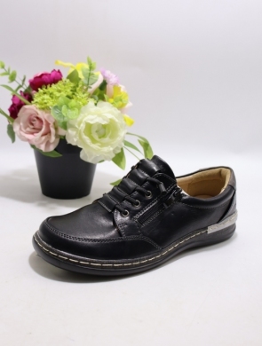 Półbuty damskie na płaskim (36-41) 9708-9 BL/GREY
