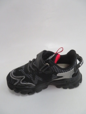 Buty sportowe dziewczęce (26-31) L210A BLACK/RED