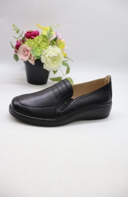 Półbuty damskie na płaskim (36-41) 26121-1 BLACK