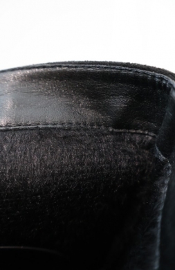 Kozaki damskie ocieplane na obcasie (36-41) 5330-1 BLACK