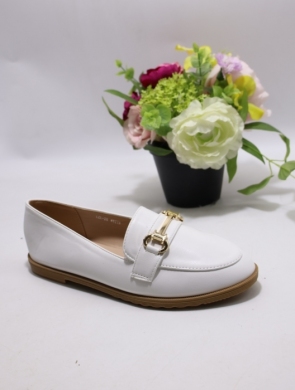 Mokasyny damskie na płaskim (37-41) LCL-20 WHITE