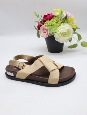 Sandały damskie na płaskim (36-41) X006 BEIGE