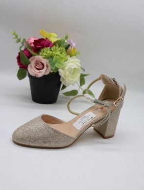 Sandały damskie na obcasie (36-41) B8336-2 GOLD