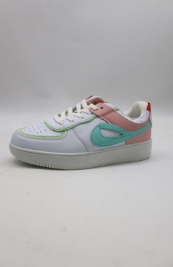 Buty sportowe damskie na płaskim (36-41) DN89-2 WH/PINK/BLUE