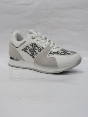 Buty sportowe damskie na płaskim (36-41) 2138 WHITE