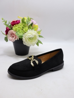 Mokasyny damskie na płaskim (36-41) H8-1027 BLACK