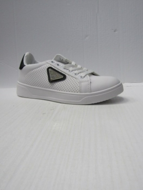 Buty sportowe damskie na płaskim (36-41) EV-313 WHITE/BLACK