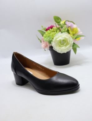 Czółenki damskie na obcasie (36-41) YCC-112 BLACK