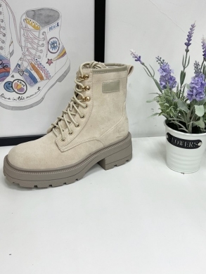 Trapery damskie ocieplane (36-41) 8599 BEIGE