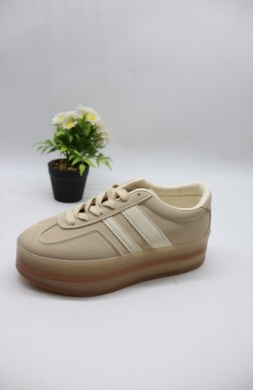 Buty sportowe damskie na płaskim (36-41) GB025 BEIGE