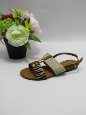 Sandały damskie na płaskim (36-41) 333-126 ZEBRA
