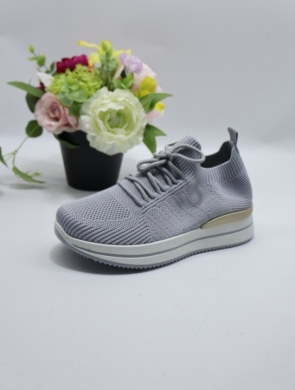 Buty sportowe damskie na płaskim (36-41) 22Y01-1 GREY