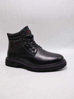 Trapery męskie ocieplane (40-45) 63518-1 BLACK