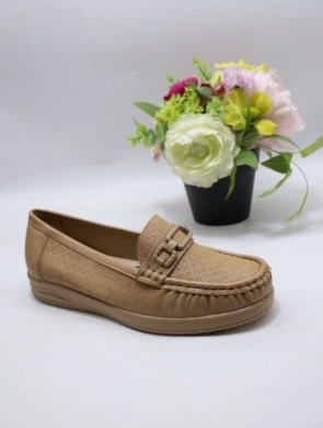 Mokasyny damskie na płaskim (36-41) 9173 KHAKI