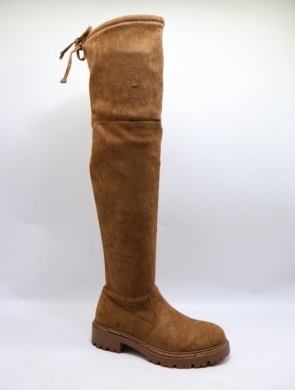 Kozaki damskie na płaskim (36-41) RXJ-209 CAMEL
