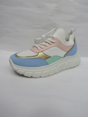 Buty sportowe damskie na płaskim (36-41) XJ-7 WHITE