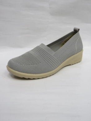 Mokasyny damskie na koturnie (36-41) X8122 GREY